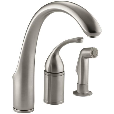 3 inches tall and has a spout height of 9. . Kitchen faucet kohler
